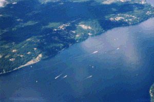 boats near Vancouver Island