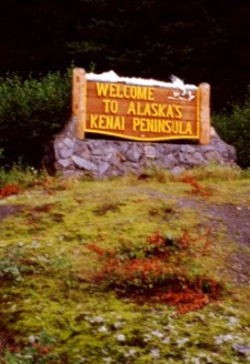 Kenai Peninusla Welcome Sign